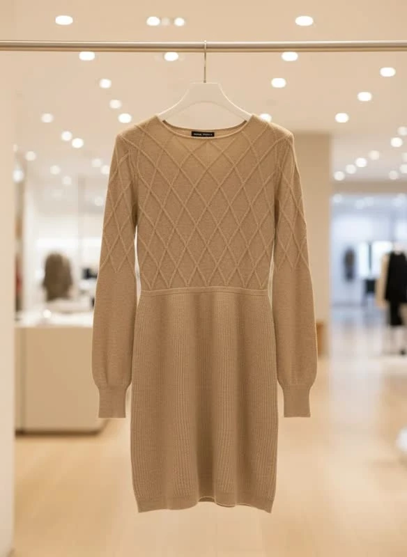 پیراهن بافت زنانه مدل “Diamond Knit”