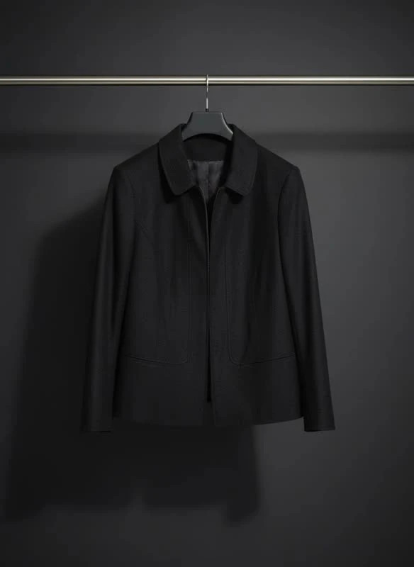 کت اسپرت مشکی مینیمال والبوش آلمان – Minimal Black Jacket