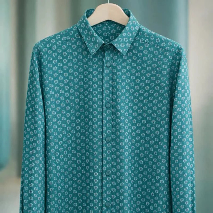 شومیز زنانه مدل “Mint Pattern Shirt”