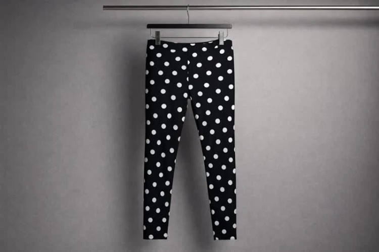 شلوار بچگانه دخترانه مدل “Polka Dot Slim Pants”