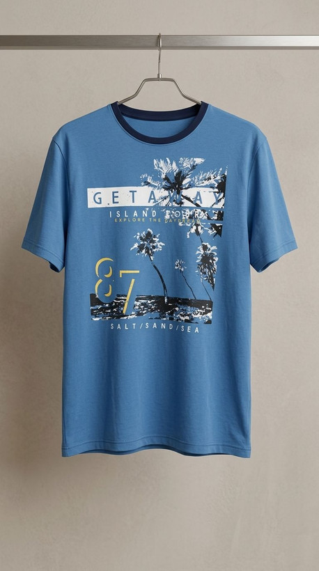 تیشرت گرافیکی مردانه با طرح استوایی (Men’s Graphic T-Shirt