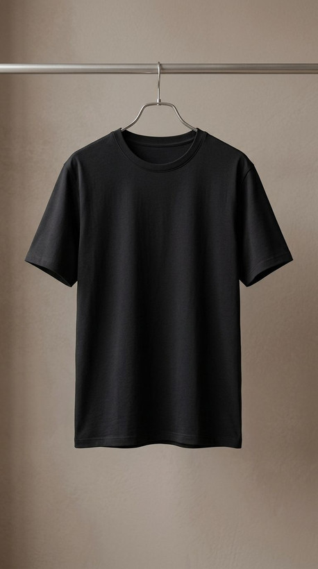 تیشرت یقه گرد آستین کوتاه ساده – Essential Crew Neck T-Shirt