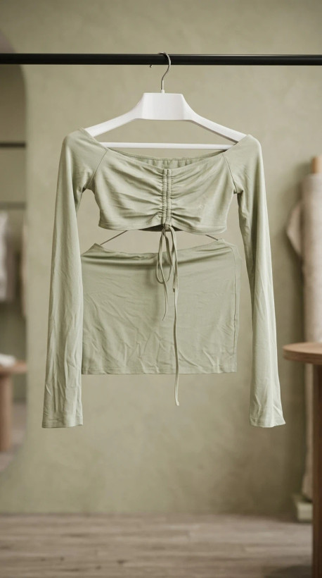ست دو تکه راحتی (Sage Lounge Co-ord Set)