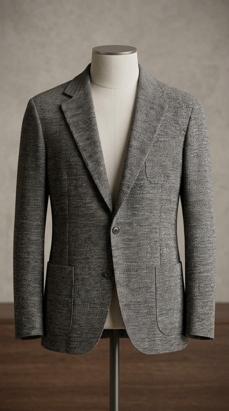 کت تک مردانه بافت سوزنی والبوش آلمان(Textured Tweed-Style Blazer)